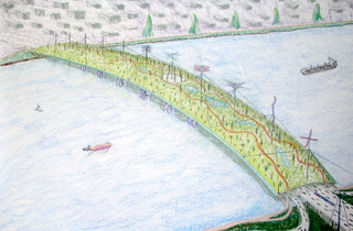 Illustration for article titled The incredible bridge design that could take Portland into the future